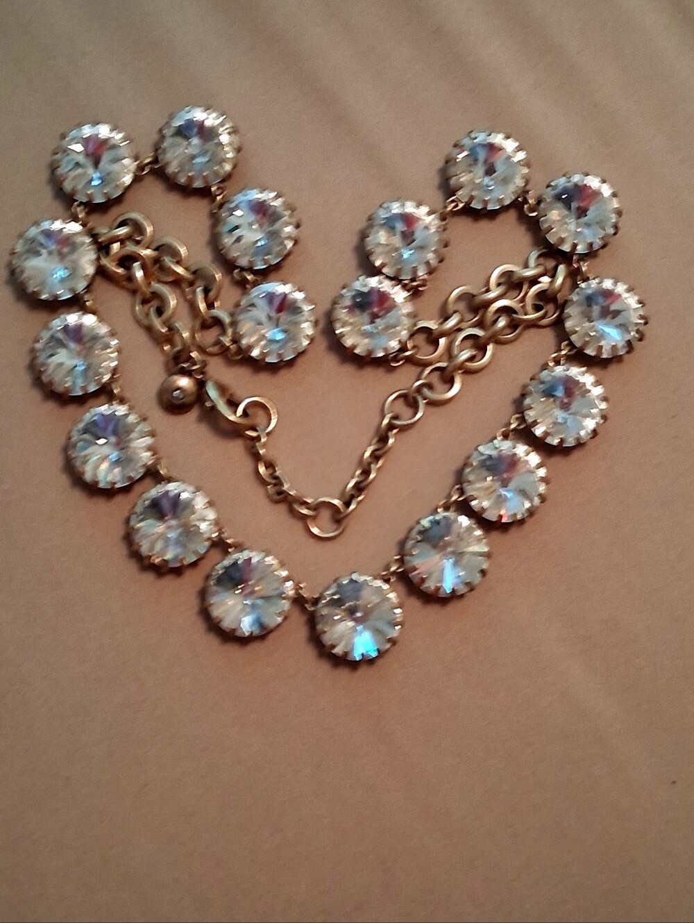 THE Iconic J.CREW rhinestone Necklace, In Apparently Flawless Condition.